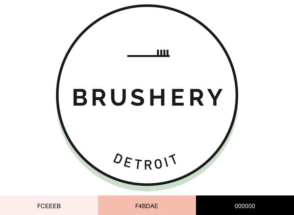 Brushery brand color palette