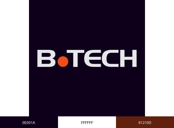 B.TECH brand color palette