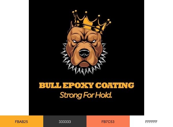 Bull Epoxy Coating brand color palette