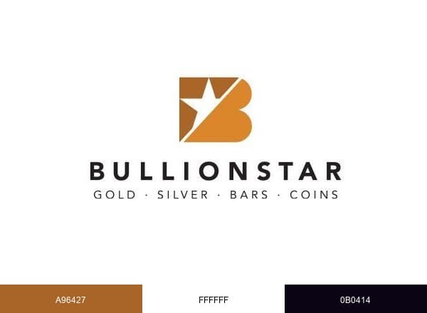 BullionStar brand color palette
