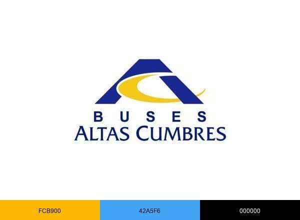 Buses Altas Cumbres brand color palette
