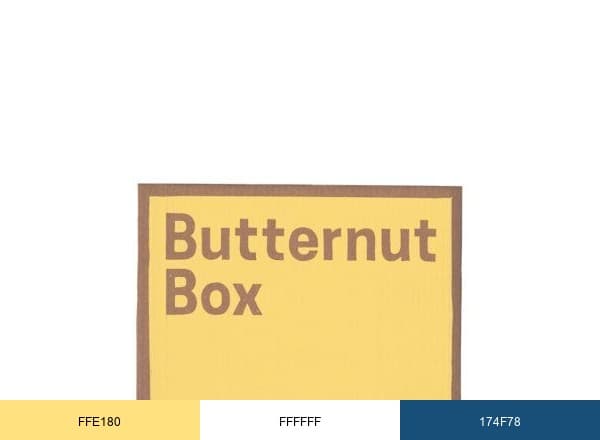 Butternut Box brand color palette