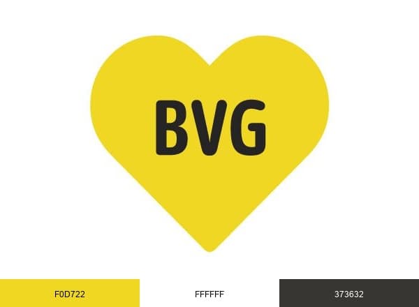 Berliner Verkehrsbetriebe brand color palette