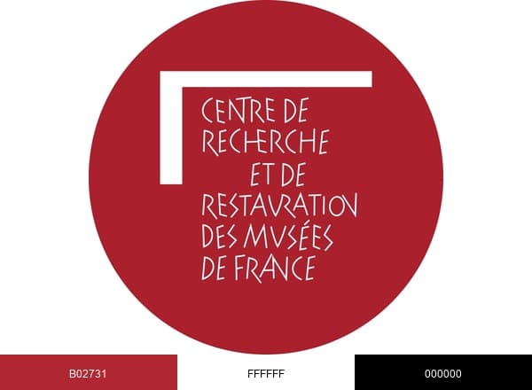Centre de recherche et de restauration des musées de France brand color palette