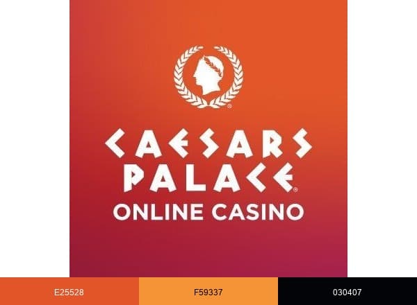 Caesars Palace Online Casino brand color palette