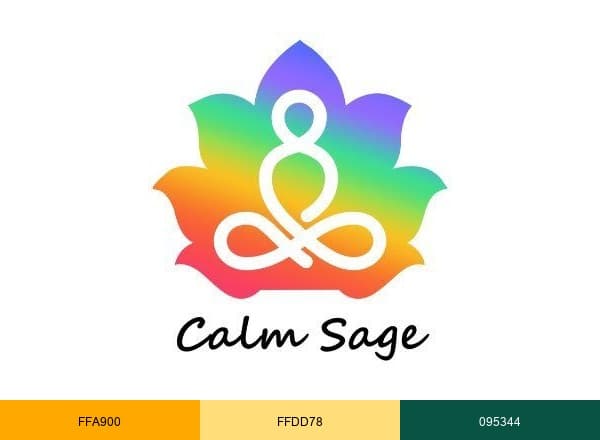 Calm Sage brand color palette