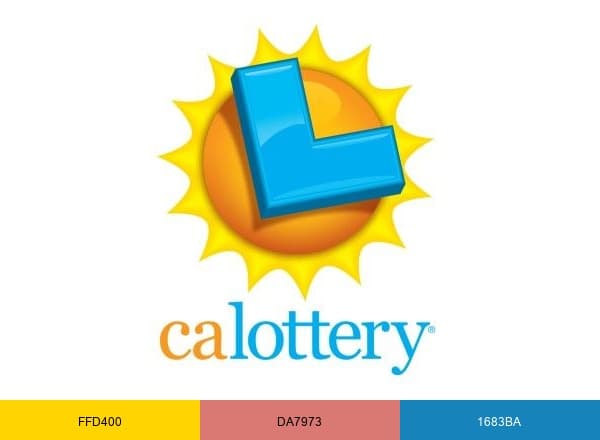 California Lottery brand color palette