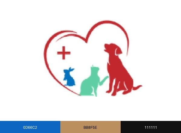 Cambie Village Animal Hospital brand color palette