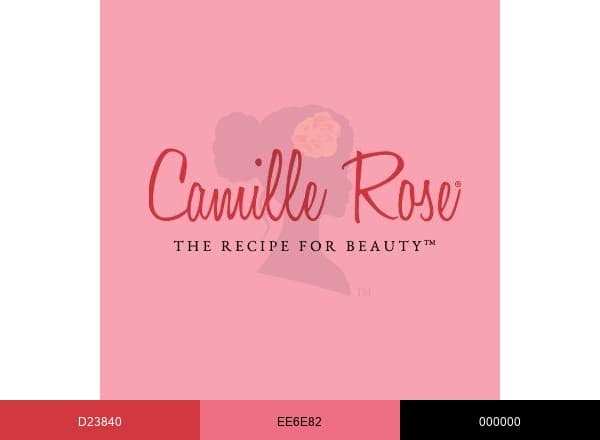 Camille Rose brand color palette