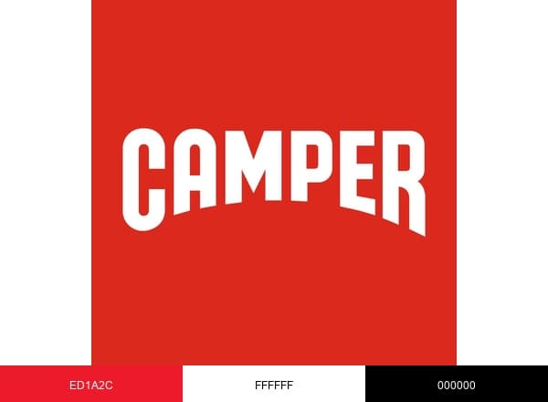 Camper brand color palette