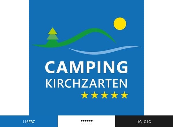 Camping Kirchzarten brand color palette