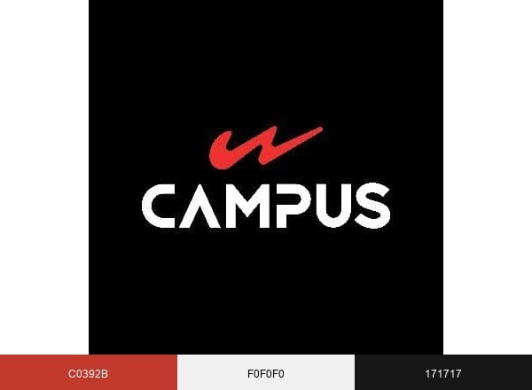 Campus Shoes brand color palette