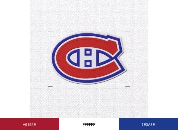 Canadiens de Montréal brand color palette