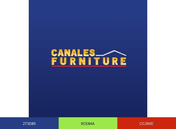 Canales Furniture brand color palette