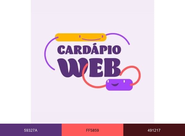 Cardápio Web brand color palette