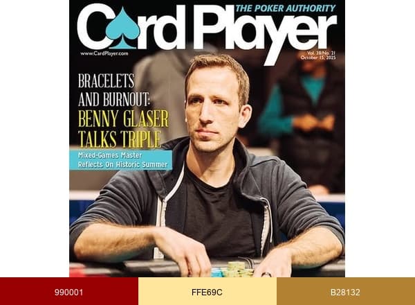 Card Player: The Poker & Gambling Authority brand color palette