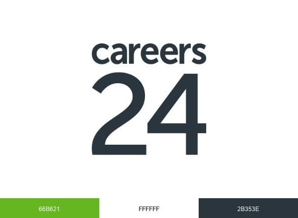 Careers24 brand color palette