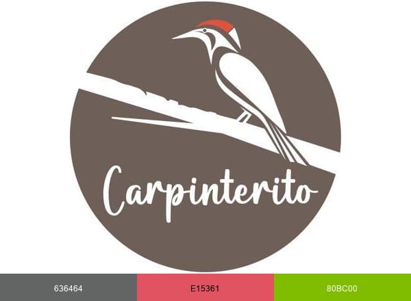 Carpinterito Bazar brand color palette