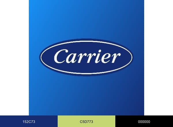 Carrier brand color palette