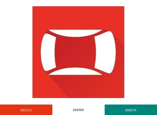 CarWale brand color palette