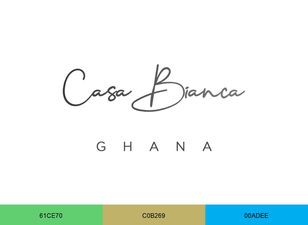 Casa Bianca brand color palette