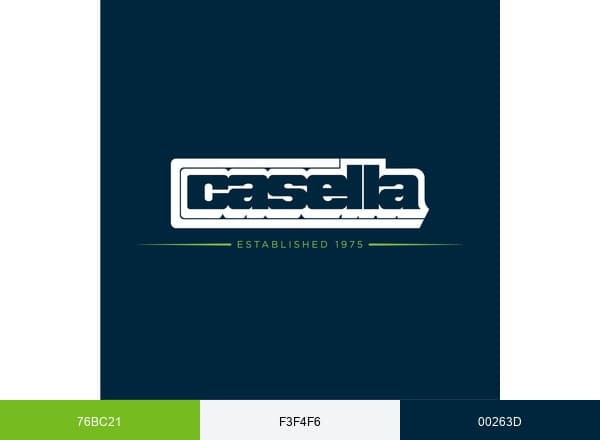 Casella brand color palette