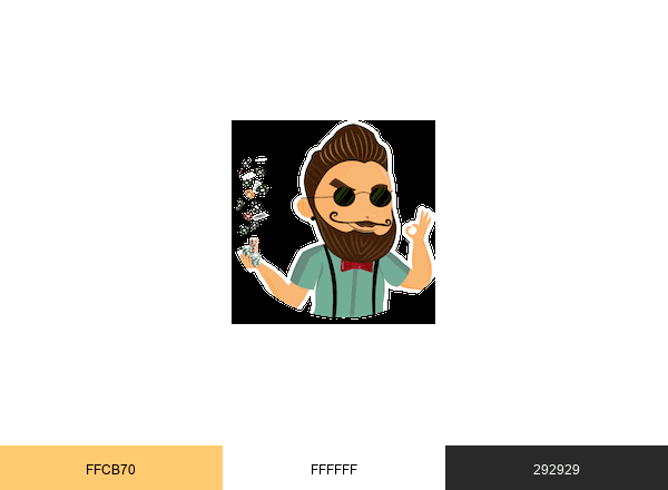 Casino Hipster brand color palette