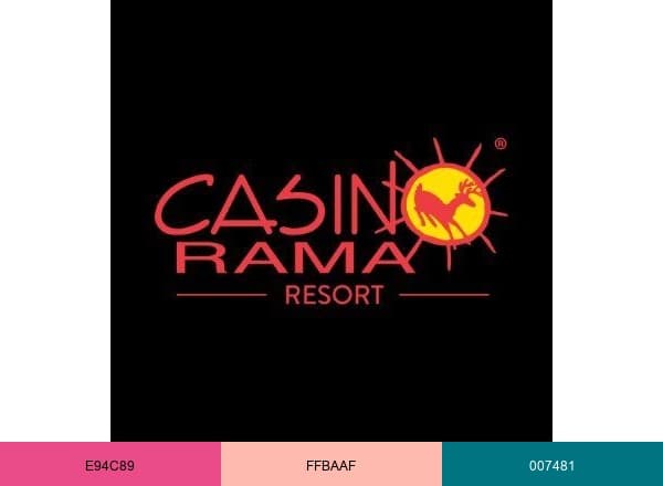 Casino Rama Resort brand color palette
