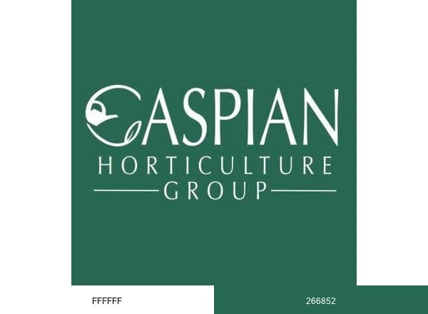 Caspian Horticulture Group brand color palette