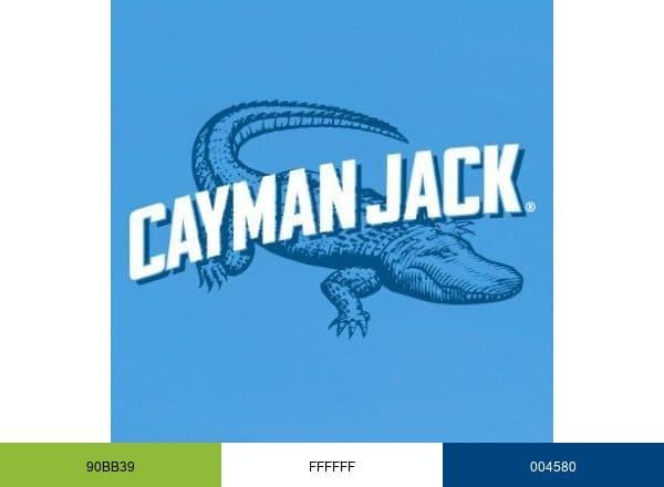 Cayman Jack brand color palette