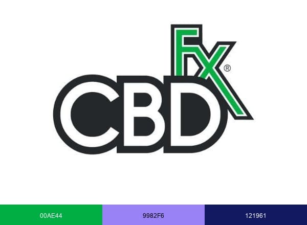 CBDfx brand color palette