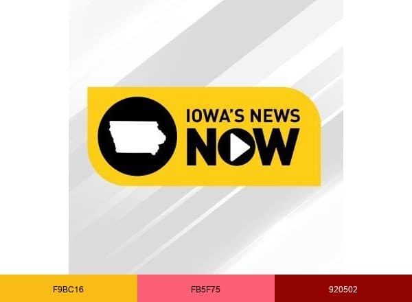 Iowa's News Now brand color palette