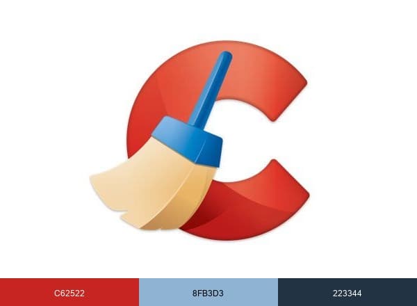 CCleaner brand color palette