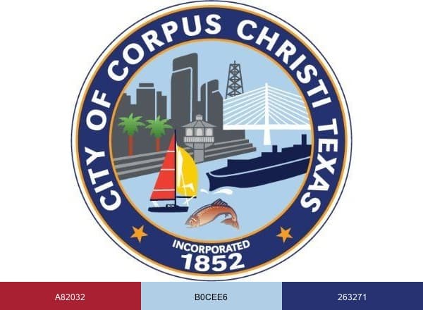 City of Corpus Christi brand color palette