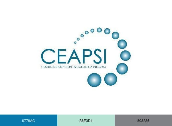 Psicologia.Ceapsi brand color palette