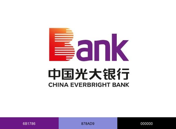 China Everbright Bank brand color palette