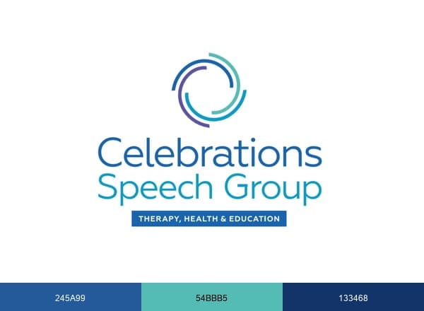 Celebrations Speech Group Inc. brand color palette