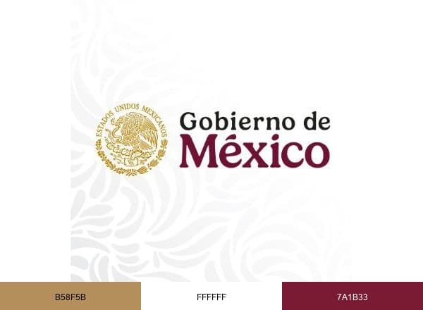 Gobierno de México brand color palette