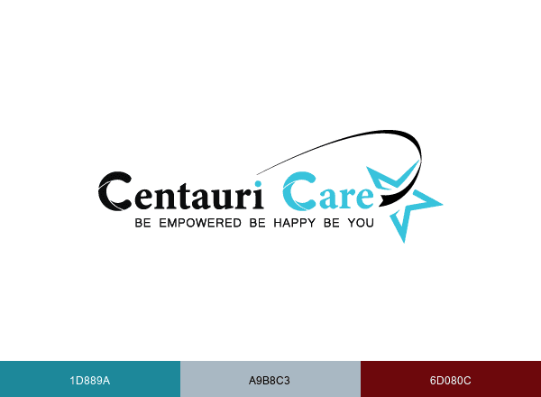 Centauri Care brand color palette