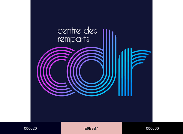 Centre Des Remparts brand color palette