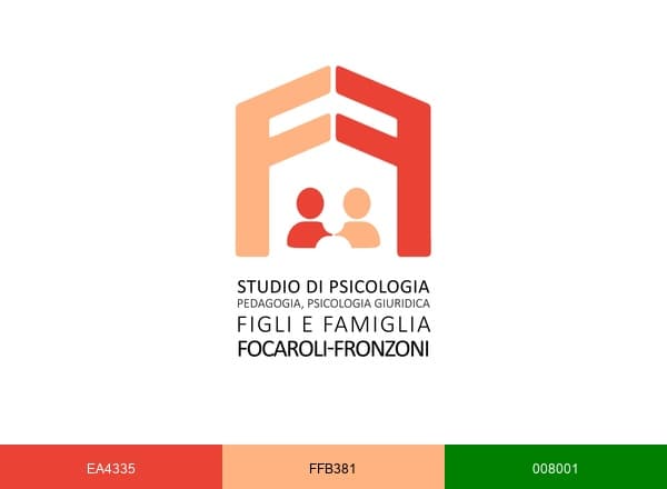 Centro famiglia e figli brand color palette