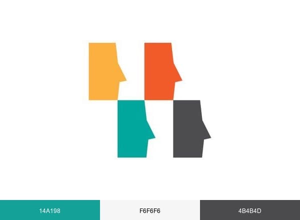 Réseau Cerfrance brand color palette