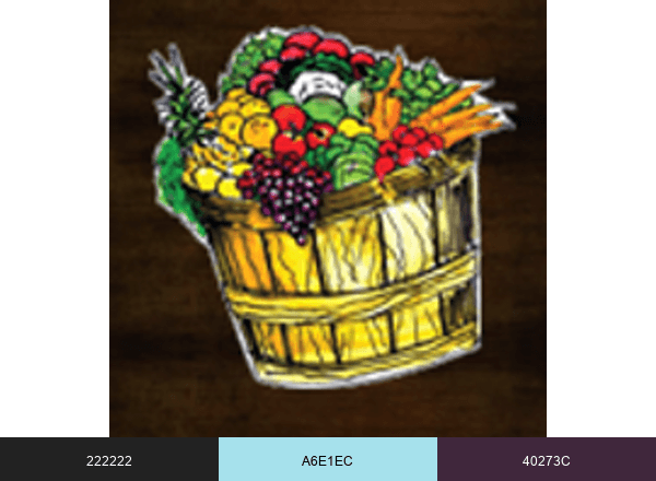 Cermak Fresh Market brand color palette