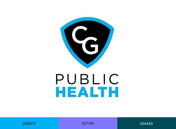 CG Public Health brand color palette