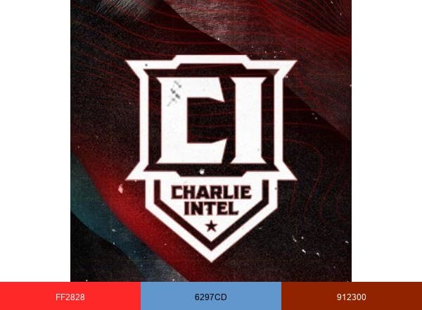 CharlieIntel brand color palette