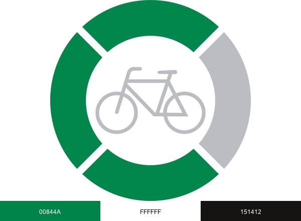 Chartered Bike brand color palette