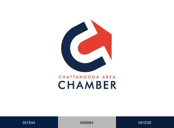 Chattanooga Chamber brand color palette