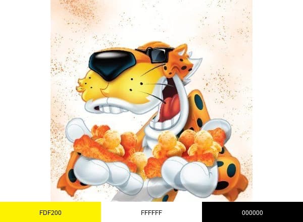 CHEETOS® brand color palette