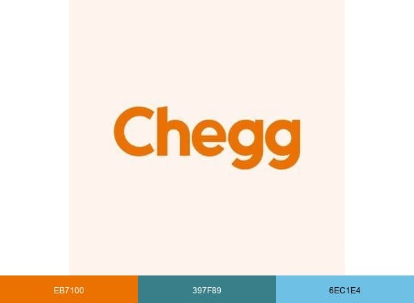 Chegg India brand color palette