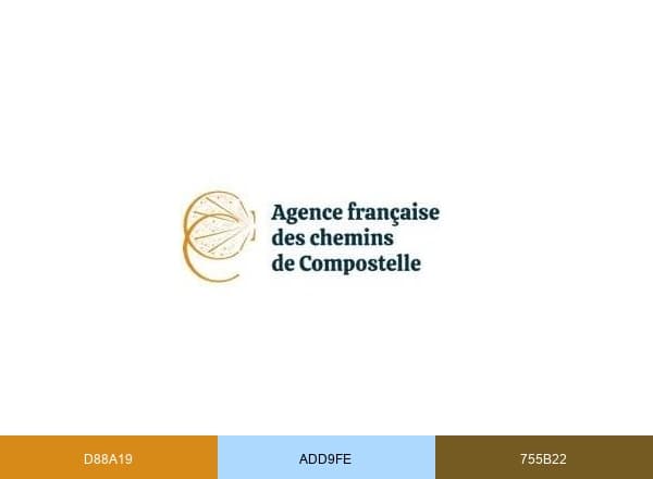 Agence française des chemins de Compostelle brand color palette